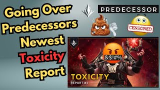 Is Predecessors Community Toxic Going Over Toxicity Report [upl. by Obelia199]