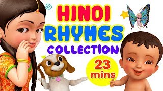 Hindi Rhymes for Children Collection Vol3  Infobells [upl. by Solracnauj]