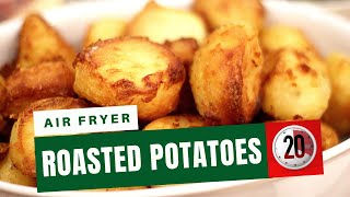 Easy 20Minute Air Fryer Roasted Potatoes Crisp Outside Soft And Fluffy Inside [upl. by Nojram]