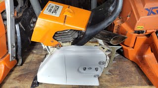 Building a pipe for a ported Stihl Ms460 [upl. by Sherer]