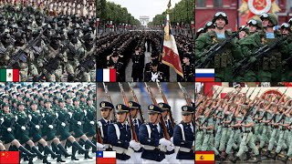 15 Desfiles Militares Más IMPRESIONANTES Del Mundo [upl. by Trinidad]