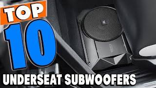 Top 10 Best Underseat Subwoofers Review in 2024 [upl. by Lanza57]