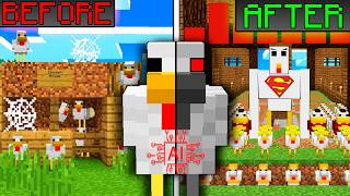 AI Chickens Simulate CIVILIZATION in Minecraft 1 EPISODE [upl. by Ecylla]