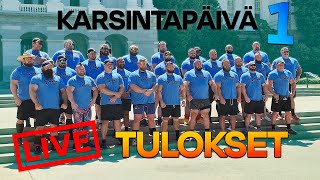 Maailman Vahvin Mies 2023  Tulokset  1 Karsintapäivä [upl. by Jaworski785]