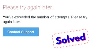 Fix twitter youve exceeded the number of attempts Please try again later [upl. by Ribal]
