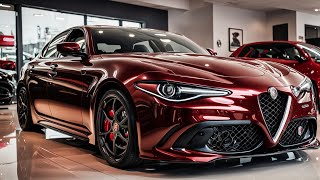 2025 Alfa Romeo Giulia Quadrifoglio Ultimate Luxury and Performance Review  Luxury Car 1214quot [upl. by Cathleen628]