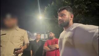 RAJAT DALAL FIGHT WITH POLICE MANrajatdalal fighting traffic [upl. by Hagai766]