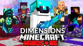 100 Players Simulate DIMENSIONS in Minecraft [upl. by Ogires]