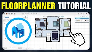 Floorplanner Tutorial  How To Use Floorplanner [upl. by Rotow]