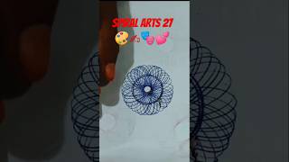 Spiral Arts 27 GeometricArt DrawingShortsArtShortsCreativeShortsSpiralDesigns PatternArt [upl. by Ahsineg]