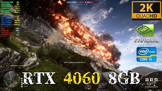 Battlefield 1 RTX 4060 8GB  i513600KF WQHD Ultra Settings [upl. by Inanuah]