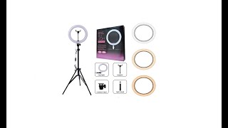 LED Ring Fill light with a long Tripod Stand [upl. by Emery]