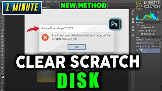 How to clear scratch disk photoshop 2024 [upl. by Akimit]