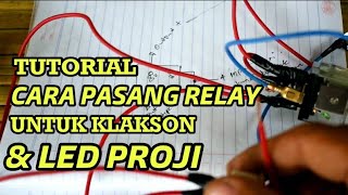 Cara pasang relay klakson motorrangkaian relay klakson denso [upl. by Aileek689]