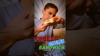 Trying Cheese Omelette Sandwich 🥪trandingshorts youtubeshort minivlog viralshorts [upl. by Ydoj]