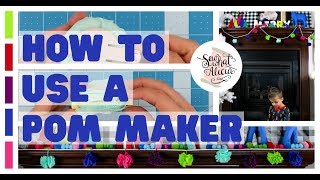 How to Use a Pom Pom Maker [upl. by Cooper]