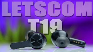 Letscom T19 NoiseCancelling Wireless Earbuds Review [upl. by Asilahs]