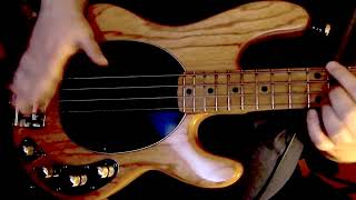 SLAP near bridge jam  Ernie Ball MUSIC MAN StingRay [upl. by Nissy452]