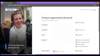 How to apply for AIESEC opportunity [upl. by Jennette143]