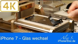 iPhone 7 Glas wechseln  tauschen mit OCA nicht Loca  Deutsch 4K [upl. by Malda879]