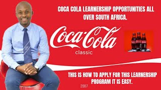 NEW COCA COLA LEARNERSHIP OPPORTUNITIES FOR UNEMPLOYED YOUTH coca cola learnership sa [upl. by Gregorio473]