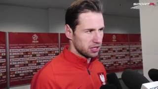 Polska  Słowenia 11 Krychowiak Grosicki i Bereszyński po meczu ze Słowenią [upl. by Eirlav]