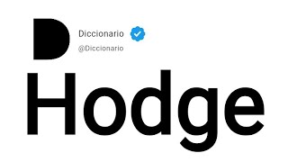 Hodge Significado En Español [upl. by Rosenblast557]