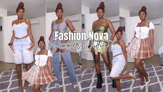 Fashion Nova Summer Outfits  HAUL [upl. by Ettelloc295]