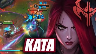 Wild Rift Katarina Gameplay in Season 11 Build amp Runes [upl. by Kinsley]