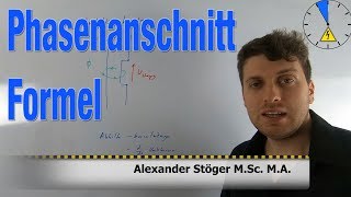 Phasenanschnitt  FORMEL Effektivwert Vereinfachung [upl. by Acessej361]