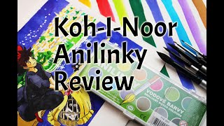 Koh I Noor Anilinky Watercolour Review  Studio Ghibli Painting [upl. by Lipski]