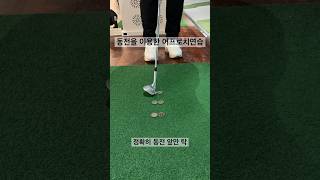 어프로치 뒤땅 탑볼 높이감과 두께감이 어려우신분들께 추천드립니다🙌💚 박은체프로 golftips 프로골퍼골프레슨 [upl. by Bilat705]