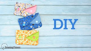 Free Pattern DIY Snap Coin Purse  Double Snap Coin Pouch Tutorial sewingtimes [upl. by Dorelia191]