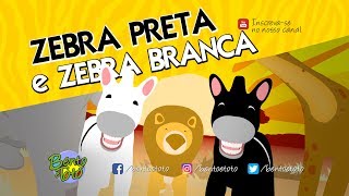 Bento e Totó  Zebra Preta e Zebra Branca Desenho Infantil [upl. by Evelina]