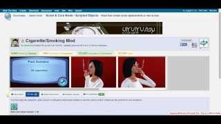 Sims 3 Cigarette Mod [upl. by Fidela]