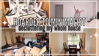 HOARDER TO MINIMALIST 2024  Decluttering my whole house amp sharing my first year Minimalism Journey [upl. by Woodcock]