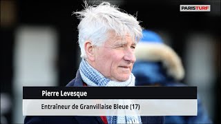 Pierre Levesque entraîneur de Granvillaise Bleue dimanche 21 janvier à Paris Vincennes [upl. by Bonacci907]