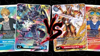 Gabumon  Bond of Friendship vs Gallantmon Digimon TCG BT15 [upl. by Calvo]