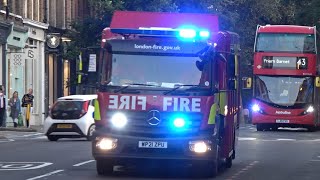 Bethnal Green Fire Rescue Unit RespondingLondon Fire Brigade [upl. by Voleta449]