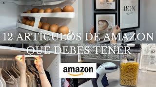 12 ARTÍCULOS DE AMAZON QUE DEBES TENER 🔝 [upl. by Godliman]