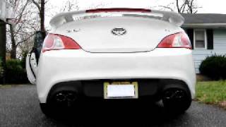 2010 HYUNDAI GENESIS COUPE TRACK 38  FLOWMASTER MUFFLER  PERFORMANCE EXHAUST  VERY FIRST TO TRY [upl. by Leirda197]