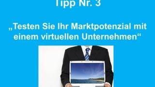 Selbständig machen ohne Kapital 3  Das Marktpotenzial ergründen [upl. by Bolger]