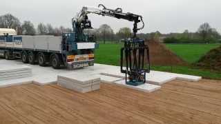 Betonplaten leggen  SIMbeton [upl. by Rosalyn]