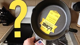 What To Do With New Cast Iron Pans and info about them [upl. by Enilasor]