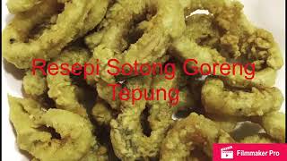 Sotong Goreng Tepung Mudah [upl. by Karb824]