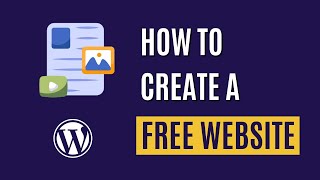 Create a Professional Website for Free With Wordpress  Free Hosting [upl. by Namref467]