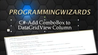 Adding ComboBox Column to DataGridView [upl. by Asimaj484]