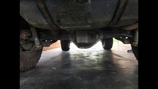 Jeep Grand Cherokee ZJ quick fix on rear end leaking [upl. by Philis]