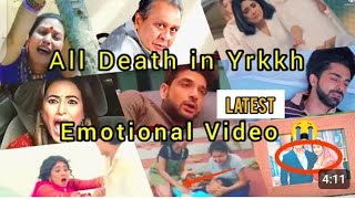 yeah rishta Kya kehlata hai abhira ke mom ke death very sad emotional video akshu ke death yrkkh [upl. by Enortna]