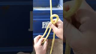 Enhanced Truckers Hitch Knot Tutorial short [upl. by Winnah]